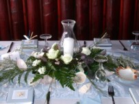 Guest table decorations, sea theme, Ganzekraal, Cape West coast